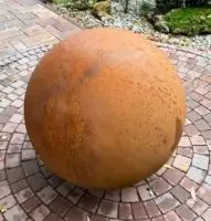 Кортеновский шар — дизайн (518925) ∅ 800 мм. Выкса
