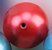 Ёлочный шар красный (518840) ∅ 500 мм. Выкса 