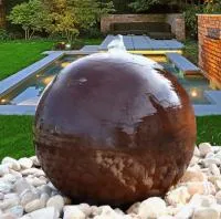 Сфера КОРТЕН - ШАР ФОНТАН 3D (518902) ∅ 850 мм. Выкса 